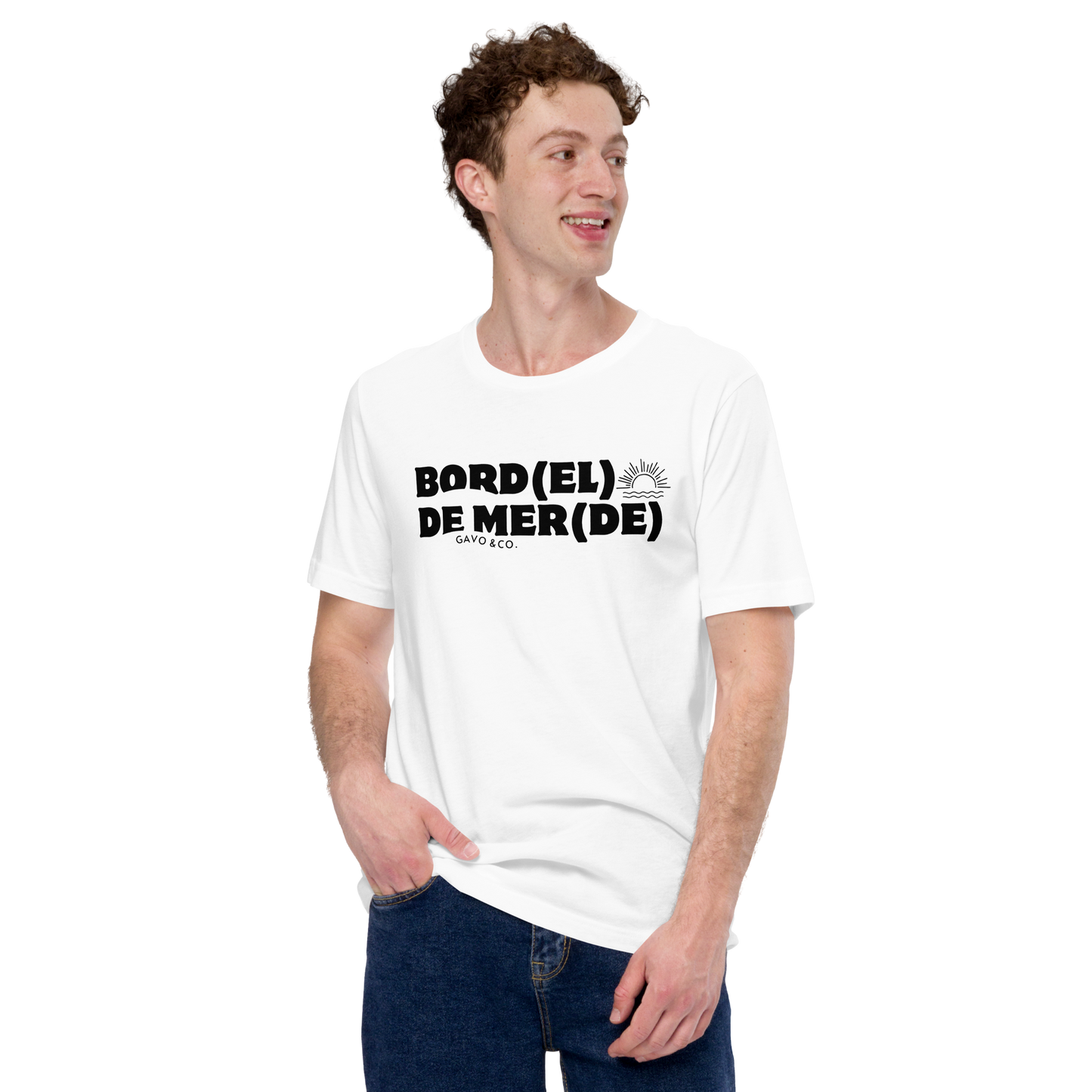 T-shirt angle 1 - noir